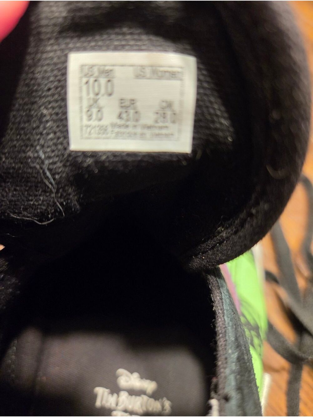 Vans Old Skool Nightmare Before Christmas Lock Shock Barrel Men 10 Women 11.5 - Picture 10 of 10